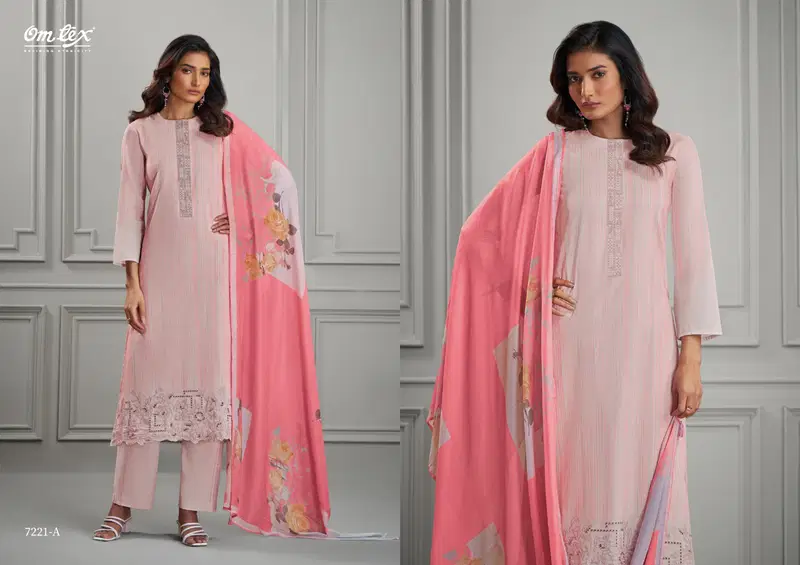 Divani By Omtex Lawn Cotton Embroidery Salwar Kameez Suppliers In India